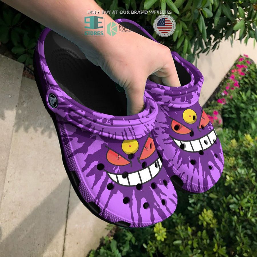 mega gengar tie dye face crocs crocband shoes 2 9907