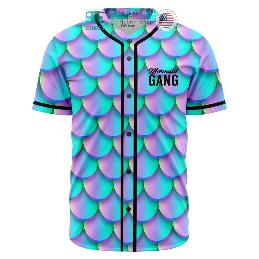 mermaid gang baseball jersey 2 85051