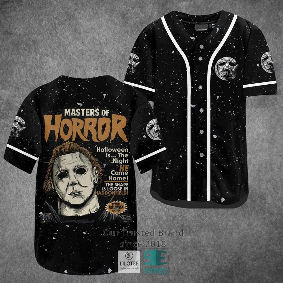 michael myers master of horror movie baseball jersey 1 96763