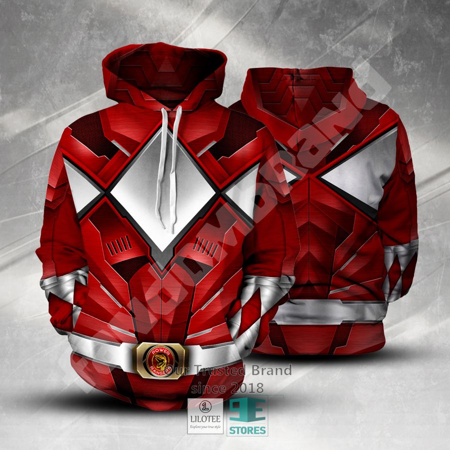 mighty morphin power rangers 3d hoodie 1 32203