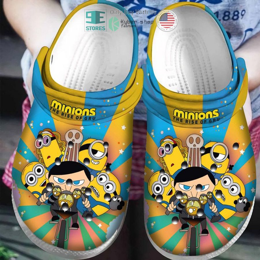 minions movie crocs crocband shoes 1 87828