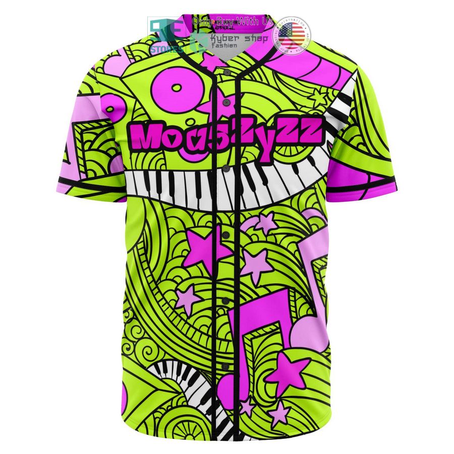 mou5zyzz green pink baseball jersey 1 93878