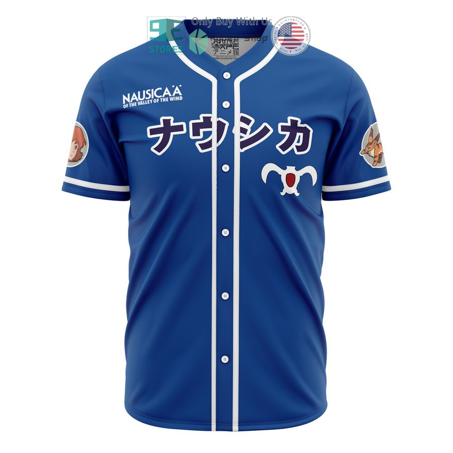 nausicaa of the valley of the wind studio ghibli baseball jersey 2 18493