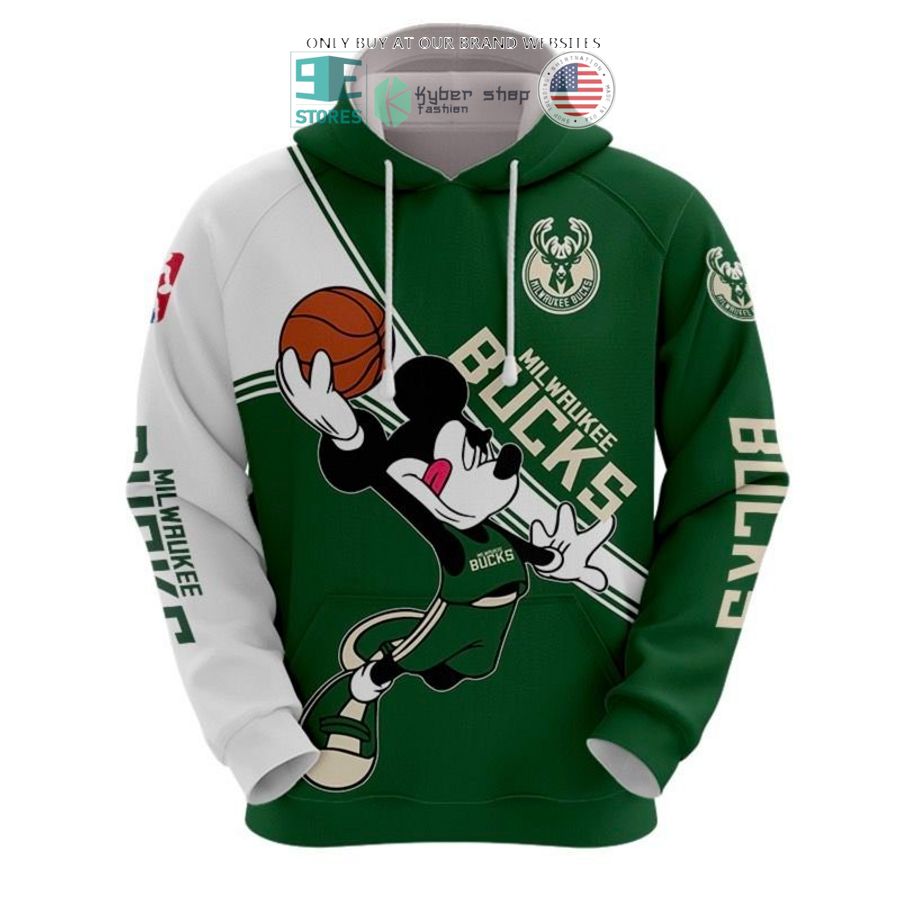 nba milwaukee bucks mickey mouse shirt hoodie 2 5459