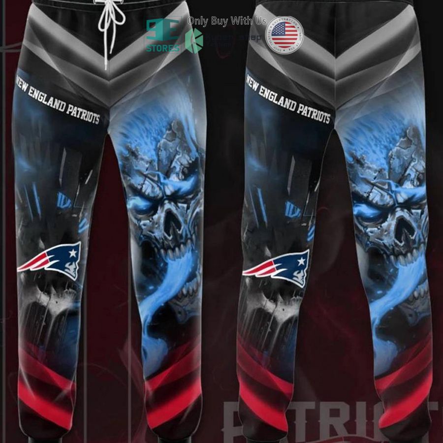 new england patriots lava skull nfl sweatpants 1 45527