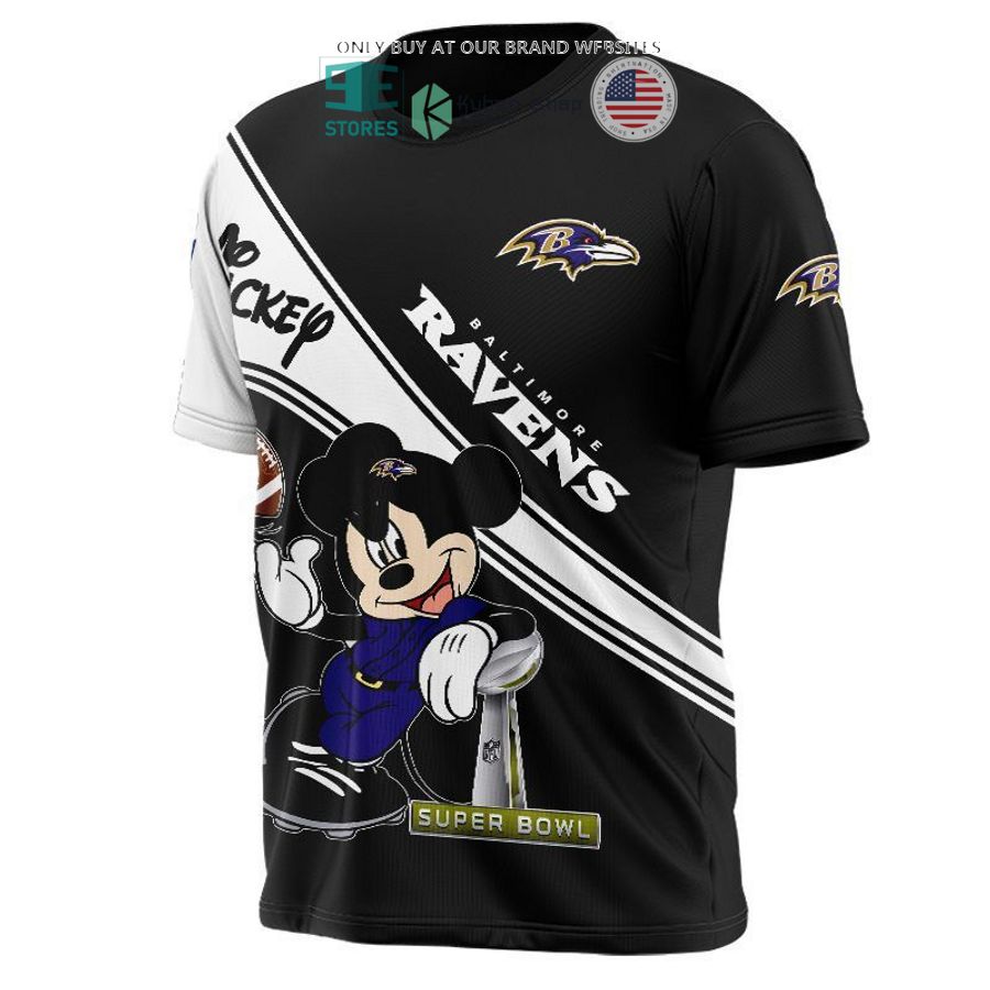 nfl baltimore ravens mickey mouse black white shirt hoodie 2 28300