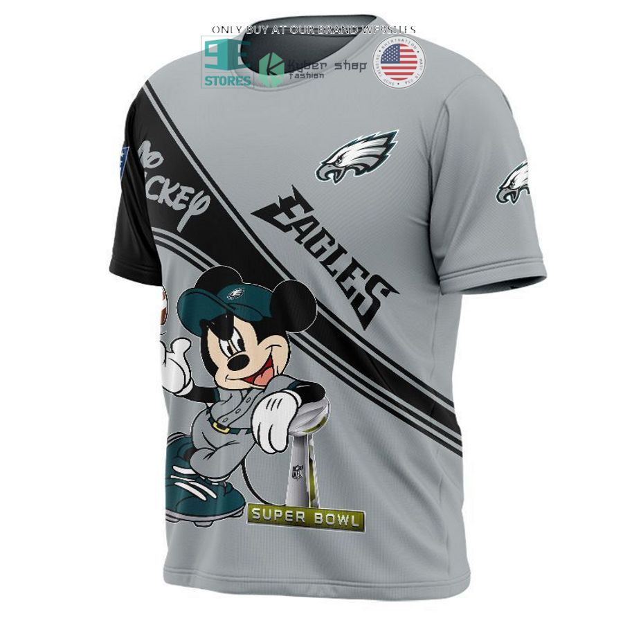 nfl philadelphia eagles mickey mouse grey black shirt hoodie 2 71508