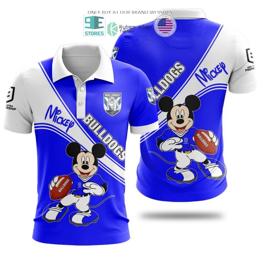 nrl canterbury bankstown bulldogs mickey mouse blue white shirt hoodie 1 86512