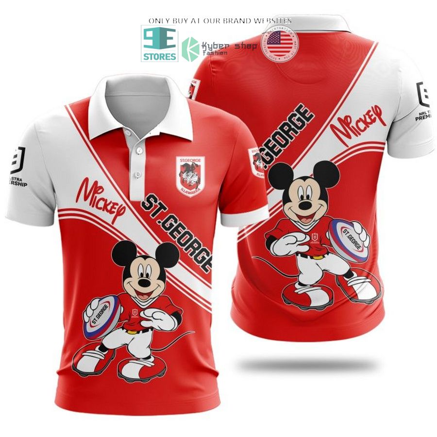 nrl st george illawarra dragons mickey mouse shirt hoodie 1 85814