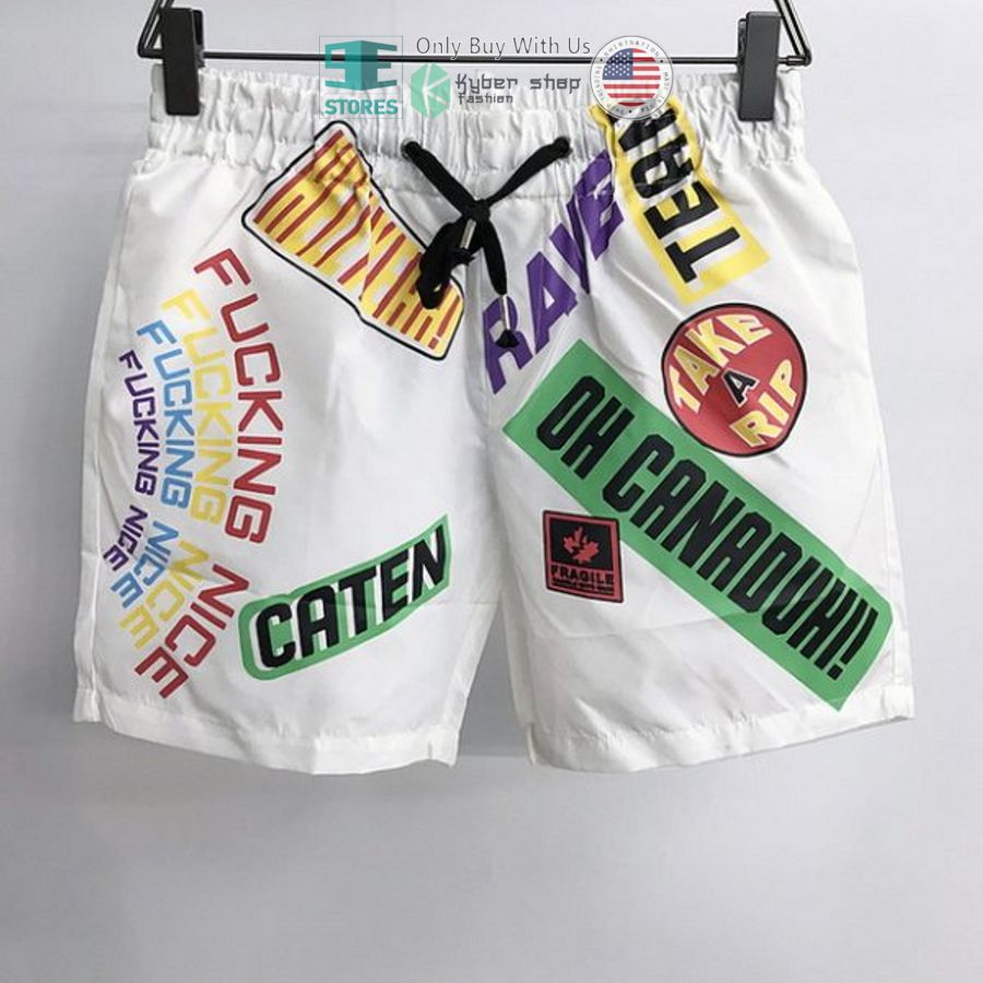 oh canaduhl rave white shorts 1 74690