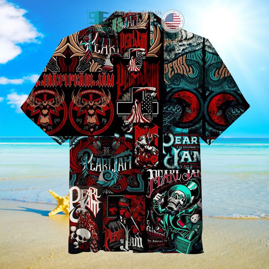 pearl jam poster hawaiian shirt 1 68734