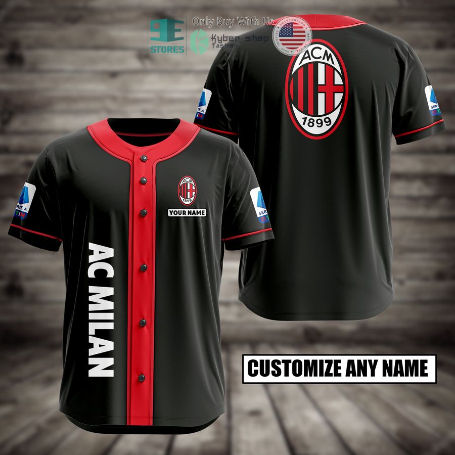 personalized ac milan custom baseball jersey 1 65380