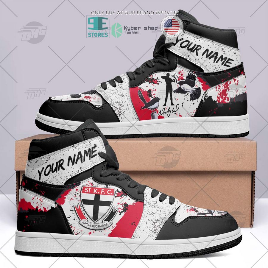 personalized afl st kilda indigenous air jordan high top shoes 1 19700