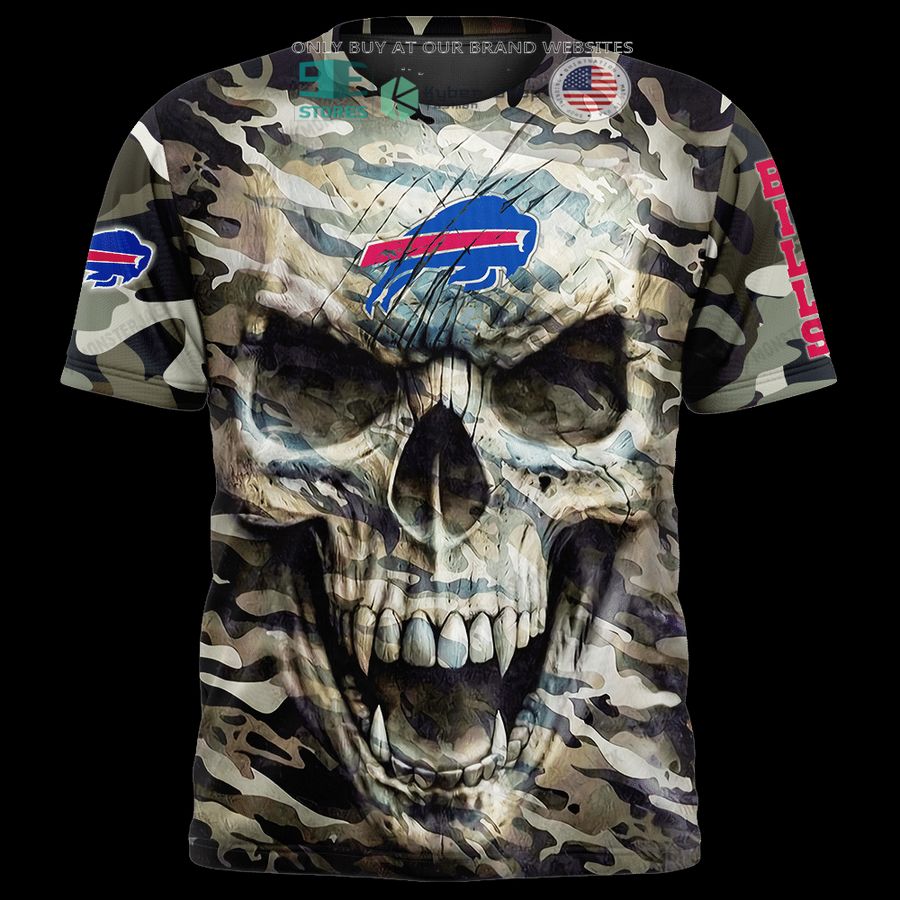 personalized buffalo bills skull camo 3d shirt hoodie 1 28877