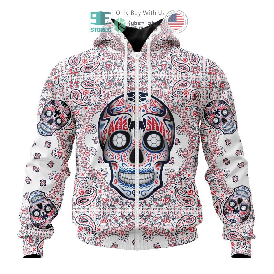 personalized cf monterrey sugar skull dia de muertos 3d shirt hoodie 2 80273