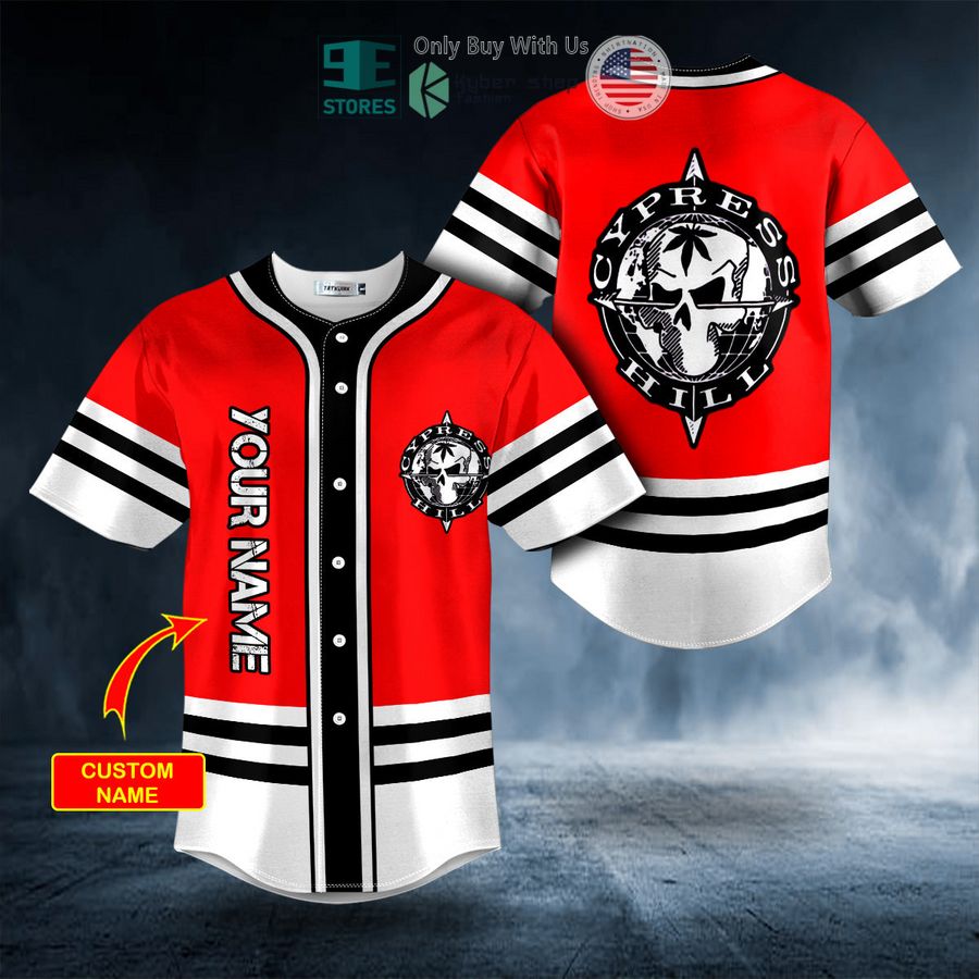 personalized cypress hill skull custom baseball jersey 1 24261