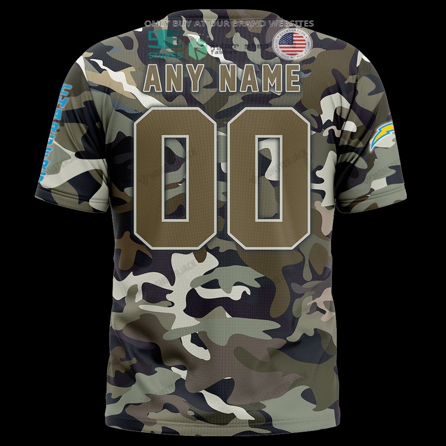 personalized los angeles chargers skull camo 3d shirt hoodie 2 97405