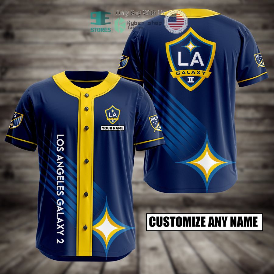 personalized los angeles galaxy 2 custom baseball jersey 1 37942