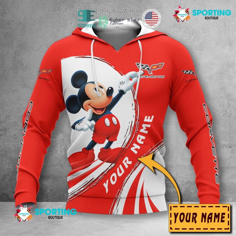 personalized mickey mouse corvette 3d shirt hoodie 2 86476