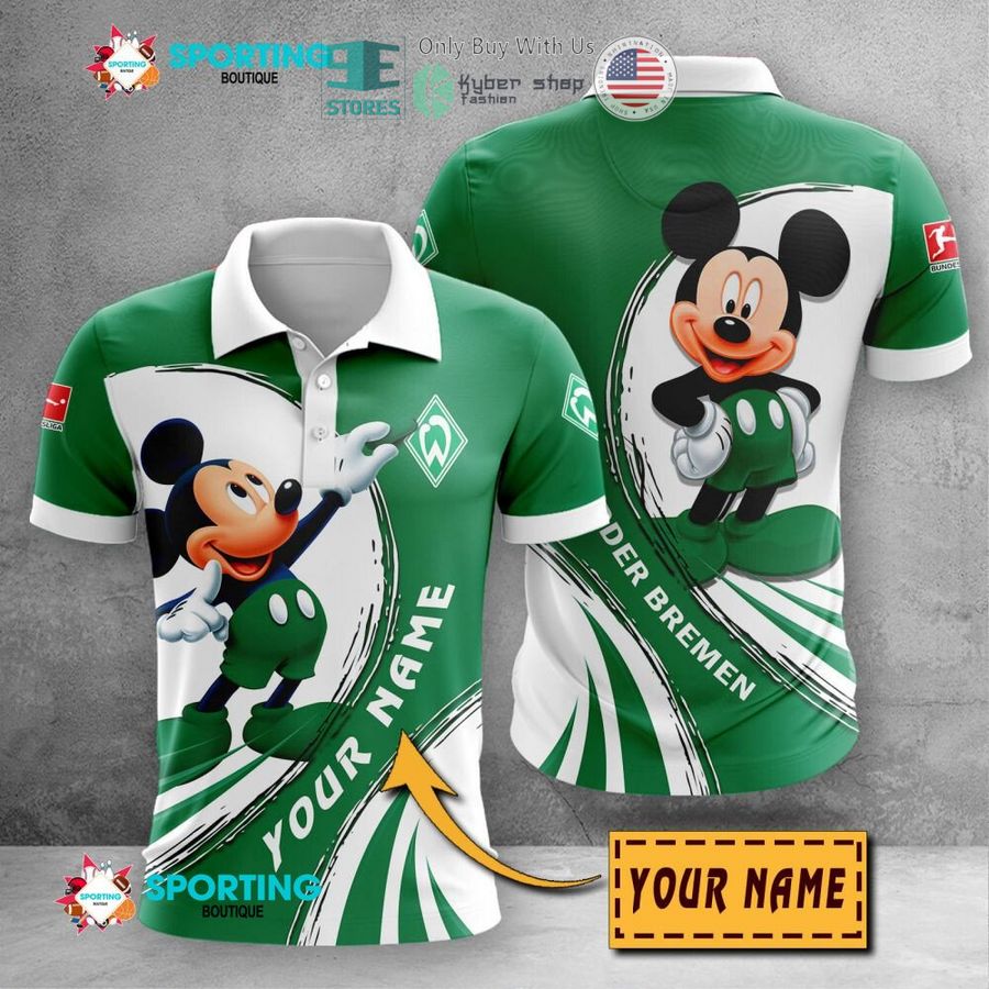 personalized mickey mouse werder bremen 3d shirt hoodie 1 69063