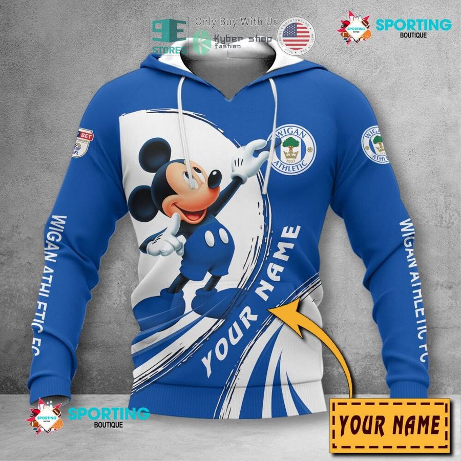 personalized mickey mouse wigan athletic 3d shirt hoodie 2 49941