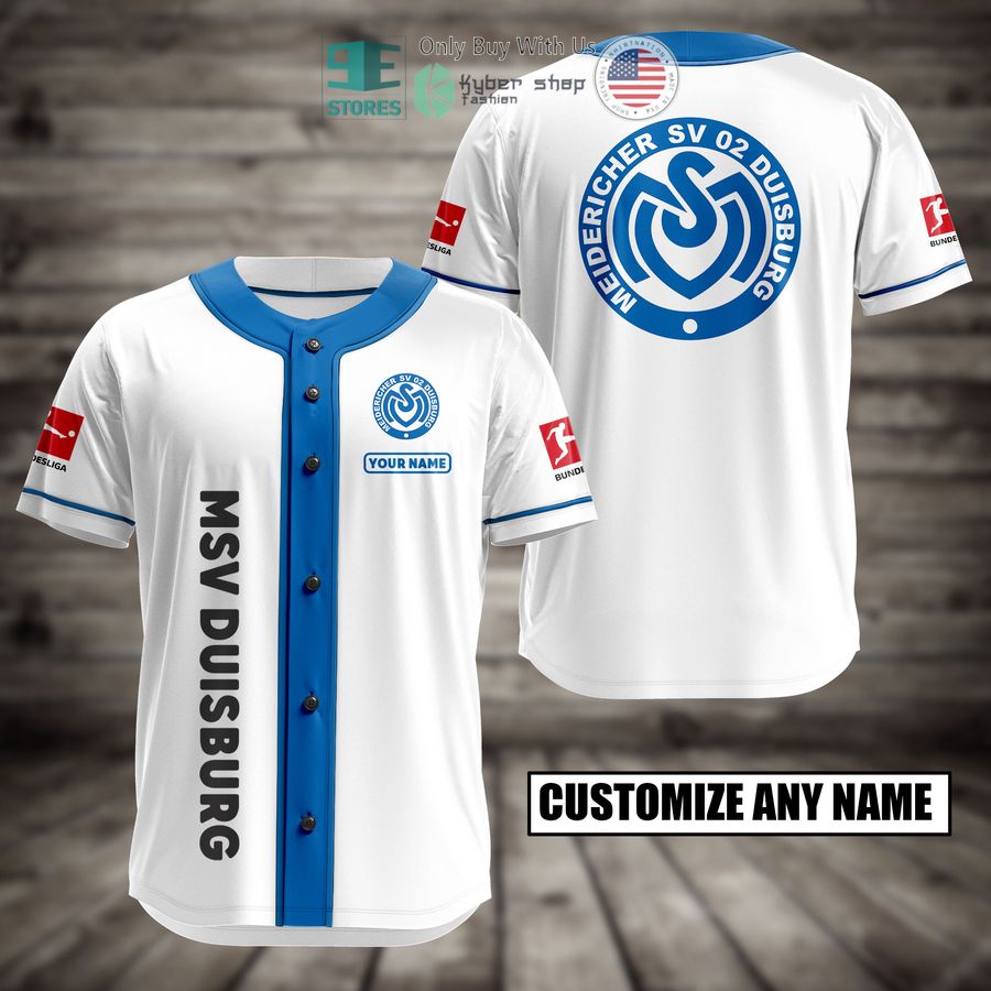 personalized msv duisburg custom baseball jersey 1 15727