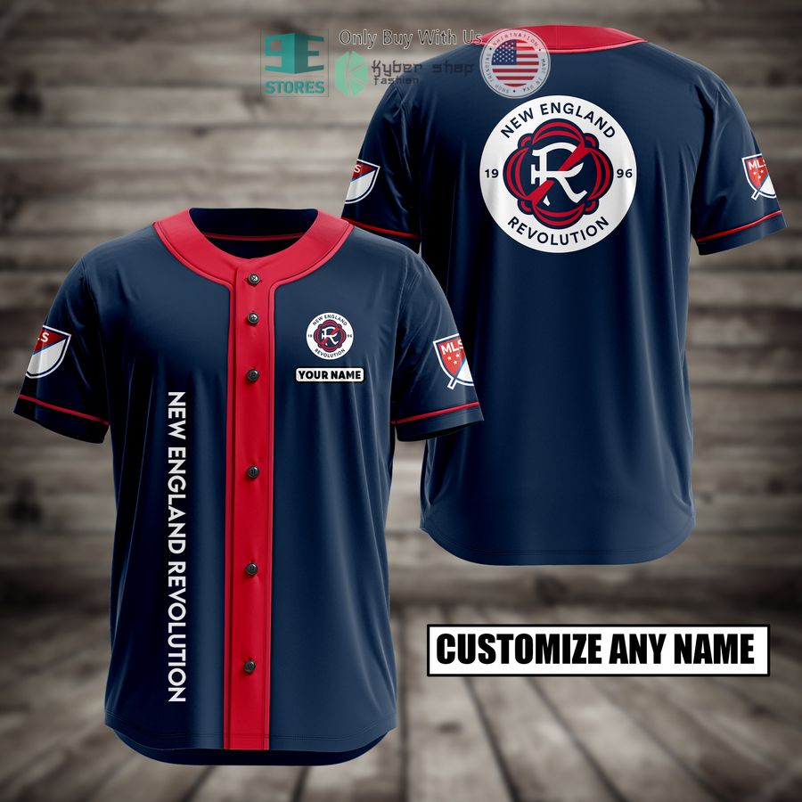 personalized new england revolution custom baseball jersey 1 89001