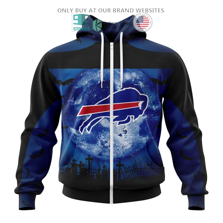 personalized nfl buffalo bills halloween moon 3d shirt hoodie 2 51482