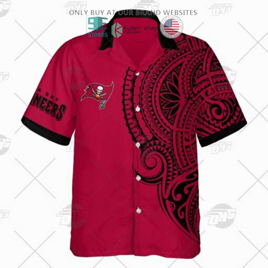 personalized nfl tampa bay buccaneers polynesian tattoo hawaiian shirt 2 5003