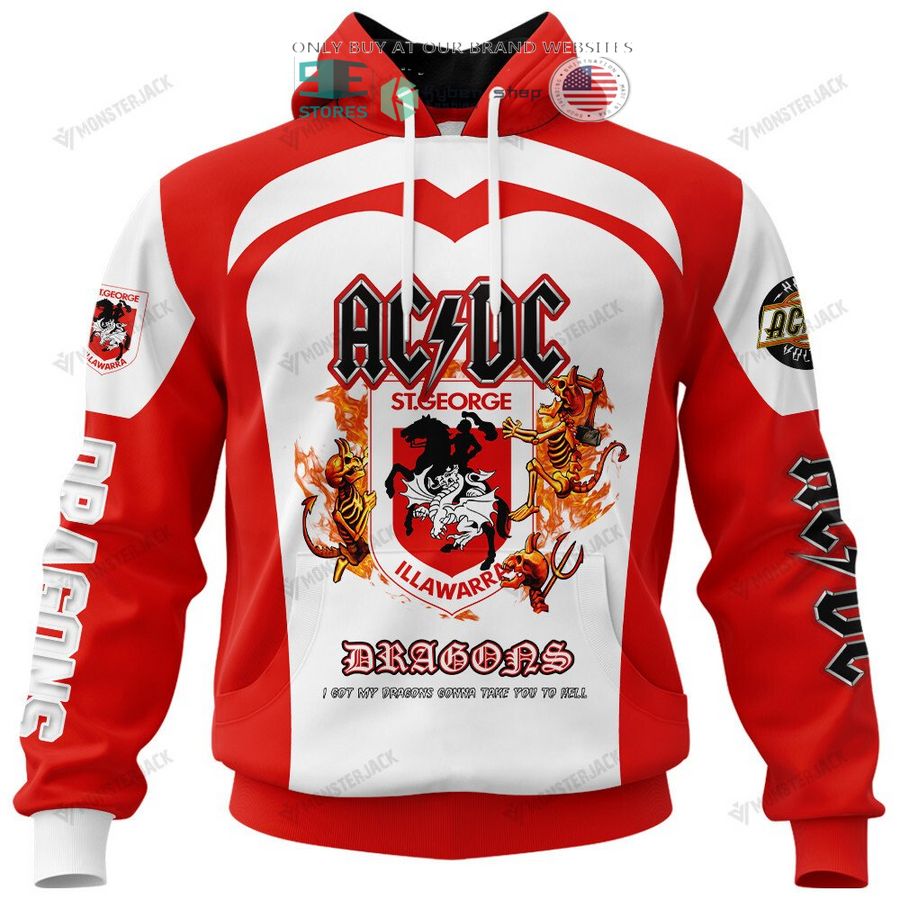 personalized st george illawarra dragons ac dc 3d shirt hoodie 1 26062