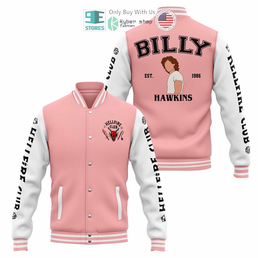 personalized stranger things character baseball jacket 1 22486