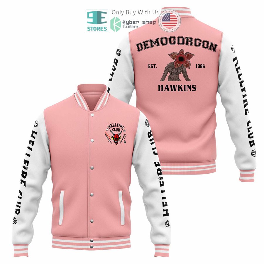 personalized stranger things character baseball jacket 2 23713