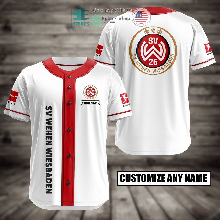 personalized sv wehen wiesbaden custom baseball jersey 1 3065