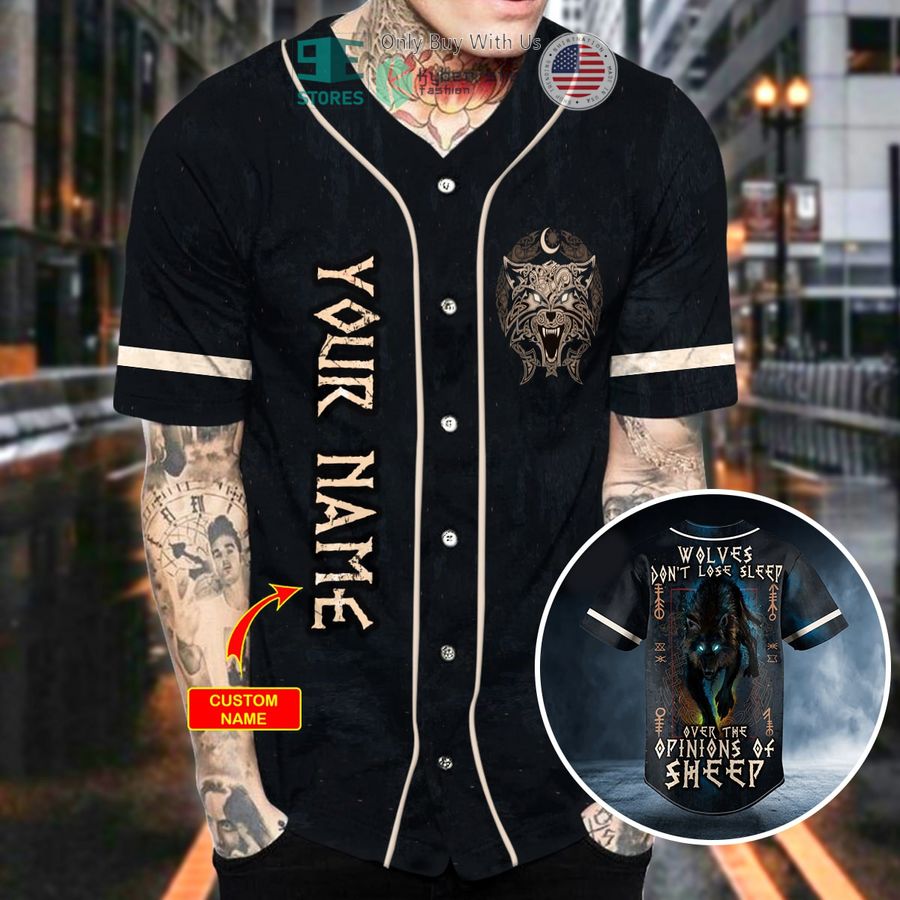 personalized wolves dont lose sleep viking custom baseball jersey 2 35696