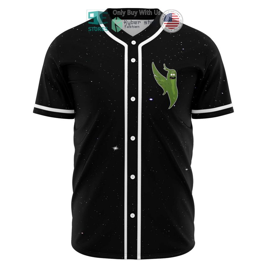 pickle rick black baseball jersey 2 70504