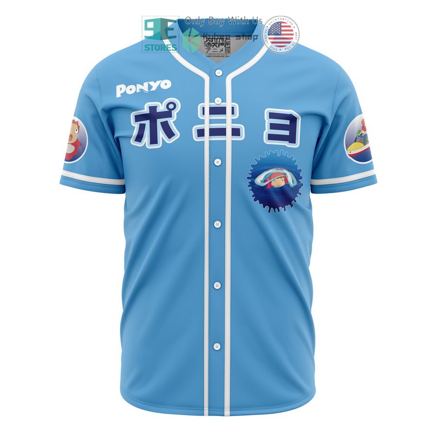 ponyo studio ghibli baseball jersey 2 29964