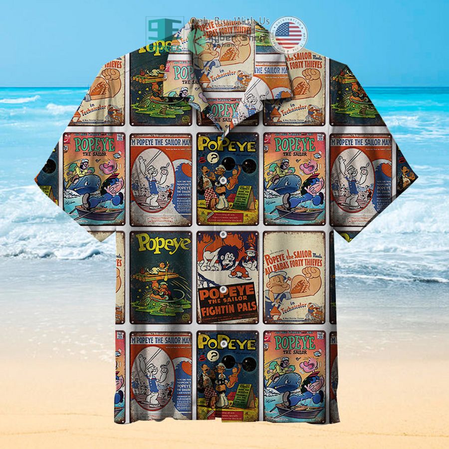 popeye comics hawaiian shirt 1 31261