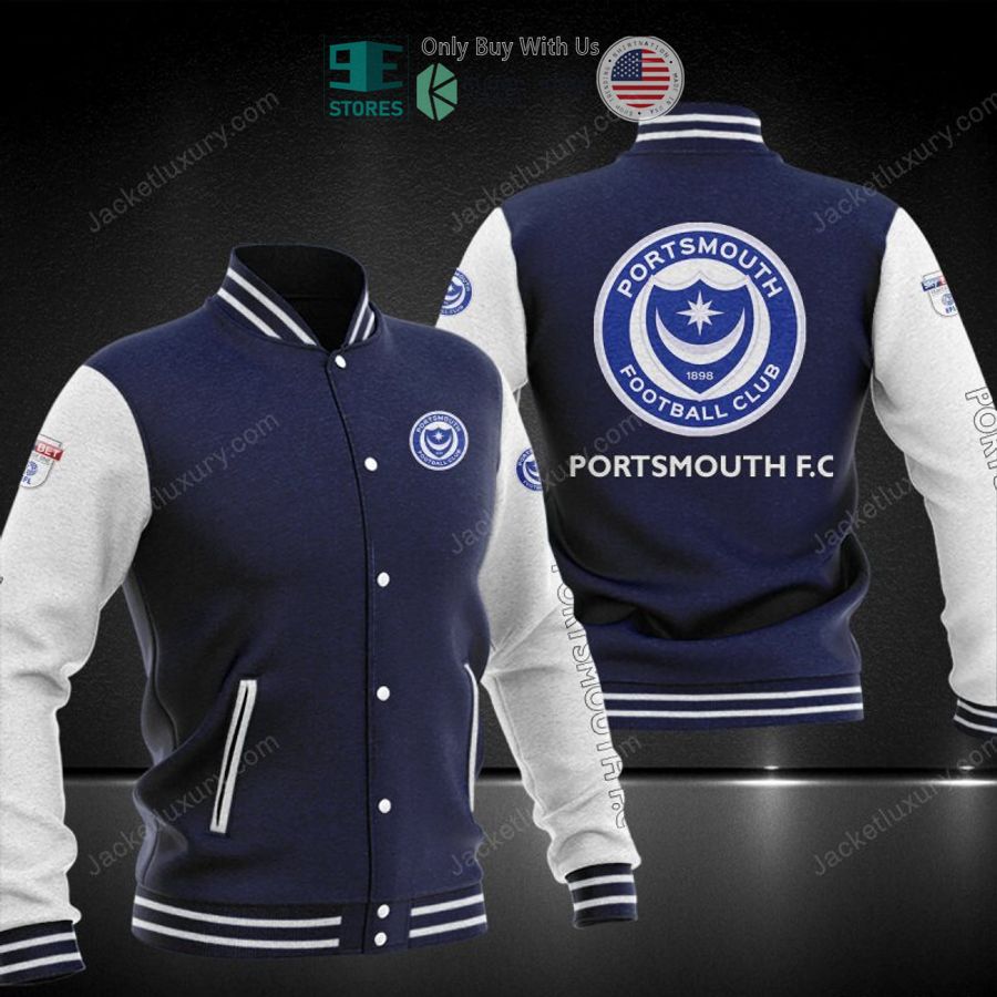 portsmouth f c baseball jacket 2 22800