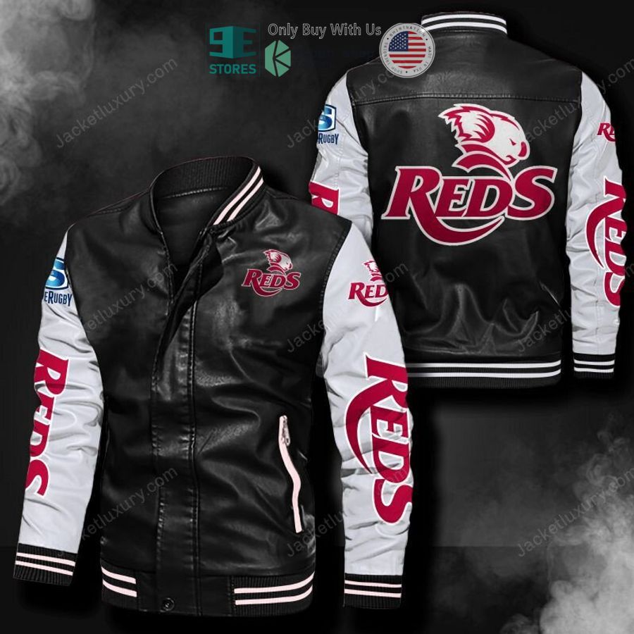 queensland reds leather bomber jacket 1 406