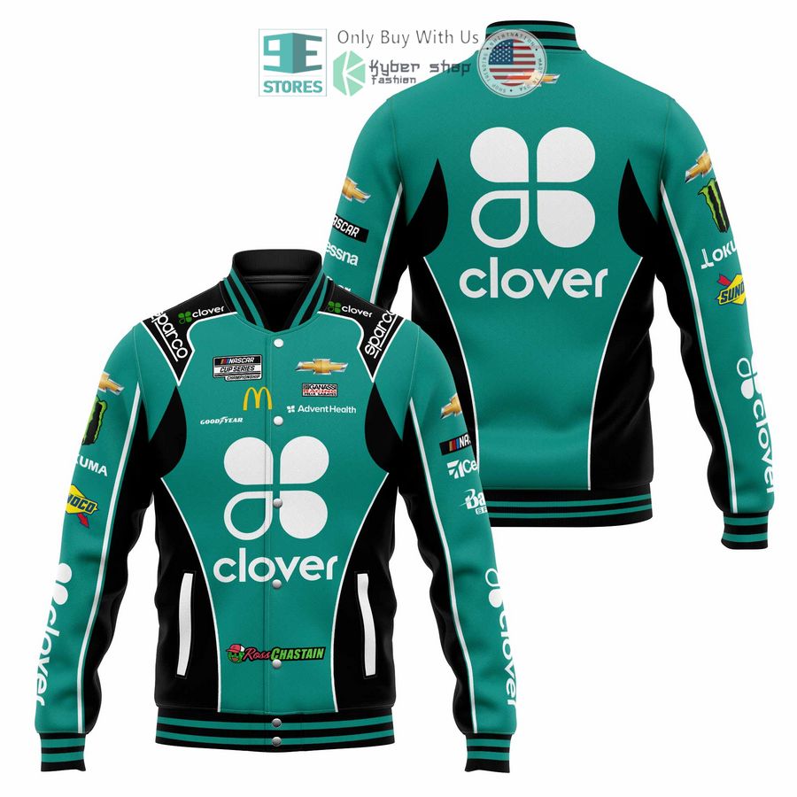 ross chastain clover baseball jacket 1 59775