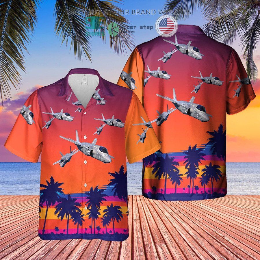 royal navy f 35 lightning fixed wing aircraft hawaiian shirt 1 34586