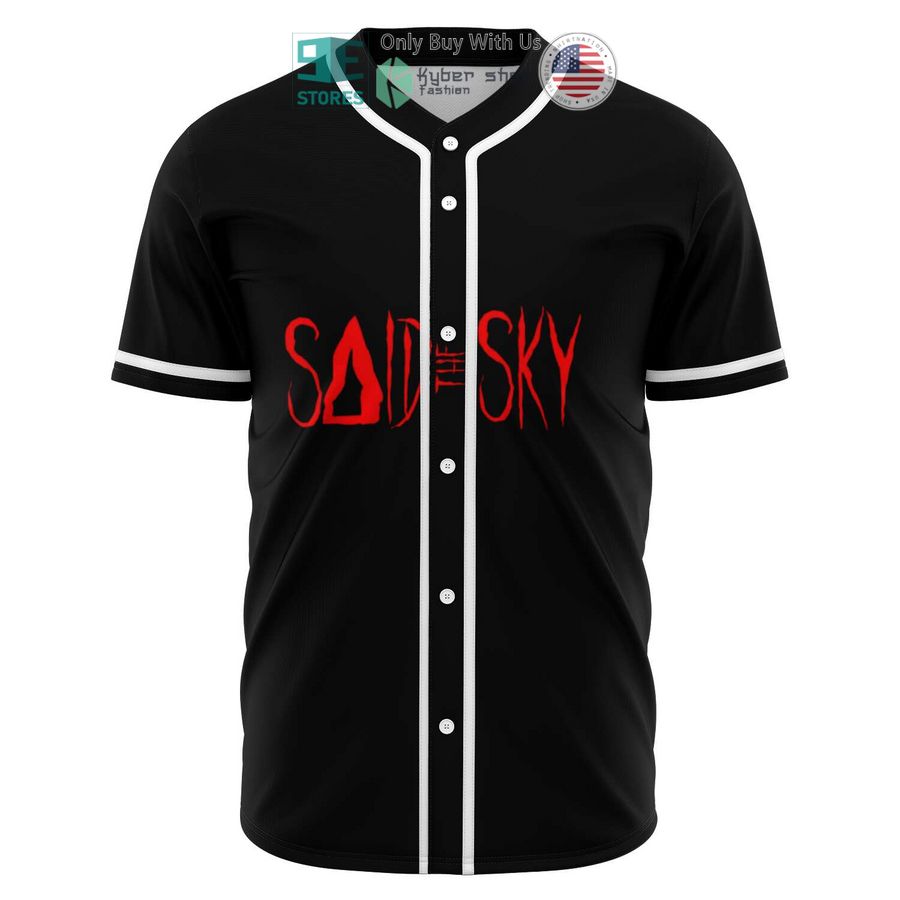 said the sky black baseball jersey 2 50354