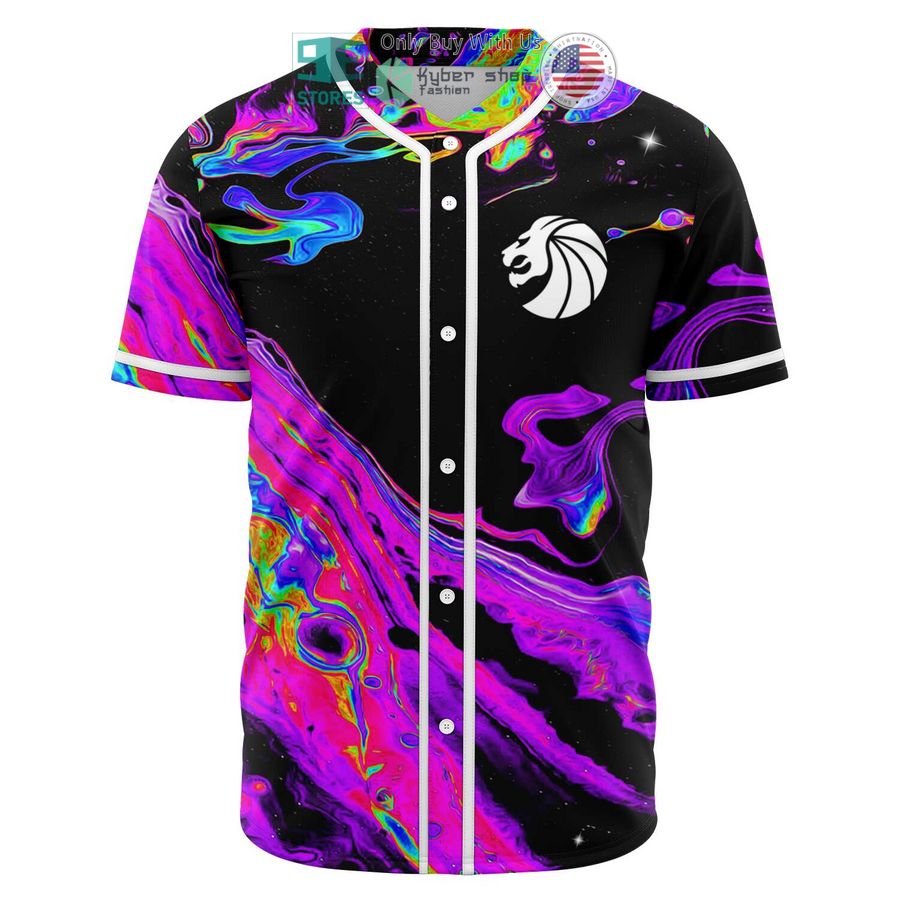 seven lions acid trip pattern baseball jersey 1 3860