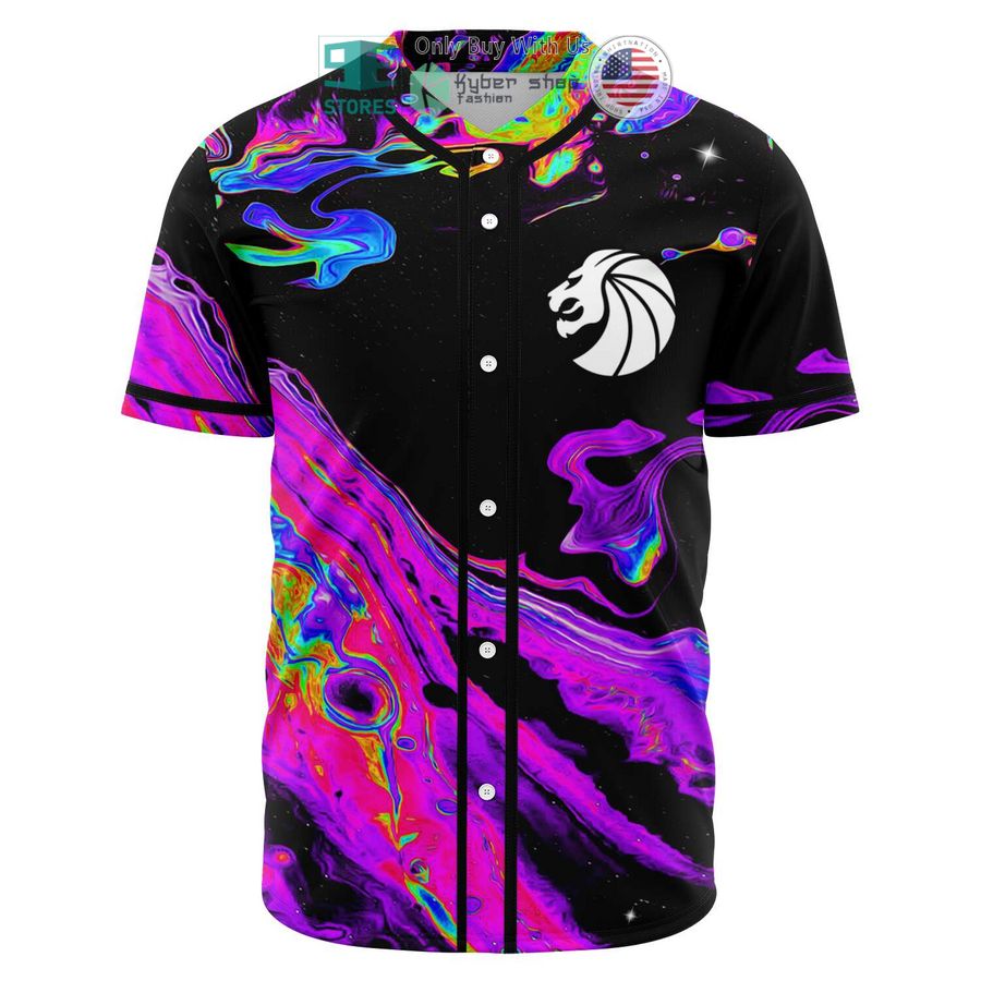 seven lions balck acid trip pattern baseball jersey 1 58025