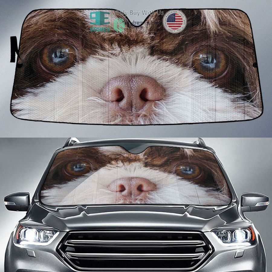 shih tzu eyes car sun shade 1 27685