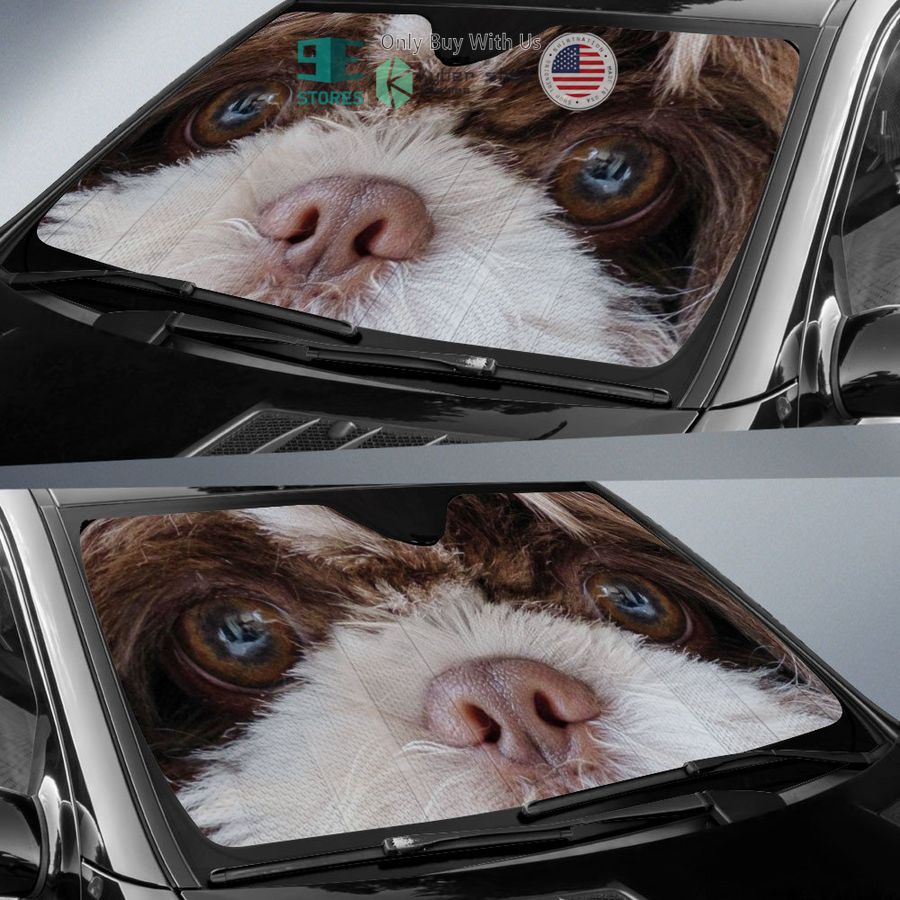 shih tzu eyes car sun shade 2 79310