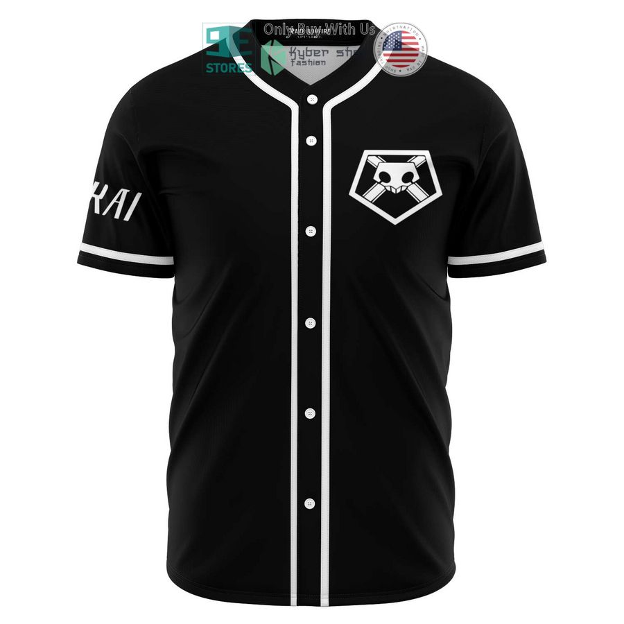 shinigami bankai black baseball jersey 2 70739