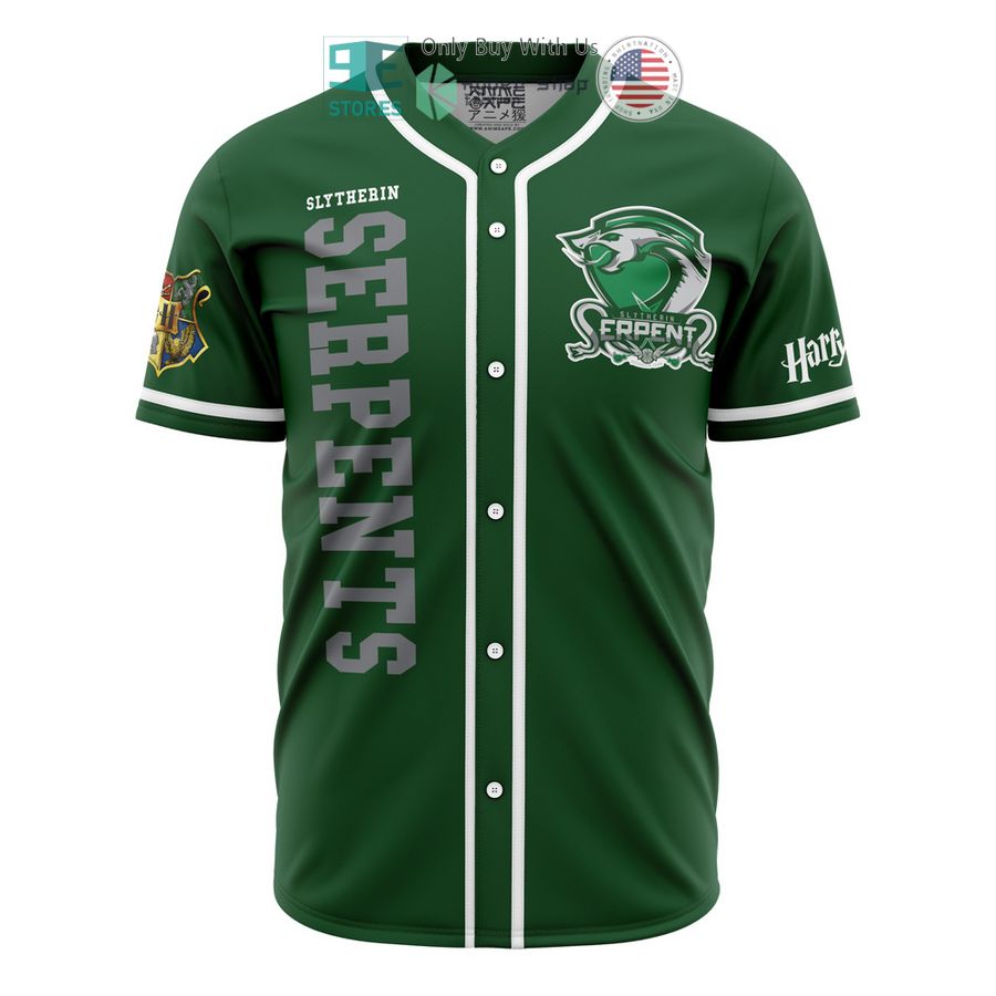 snape slytherin serpents house harry potter baseball jersey 1 44109