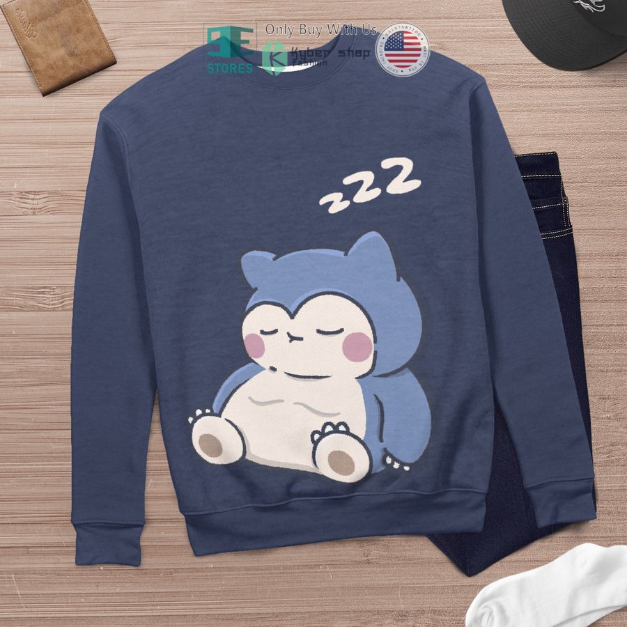 snorlax blue pastel sweatshirt sweater 1 83236