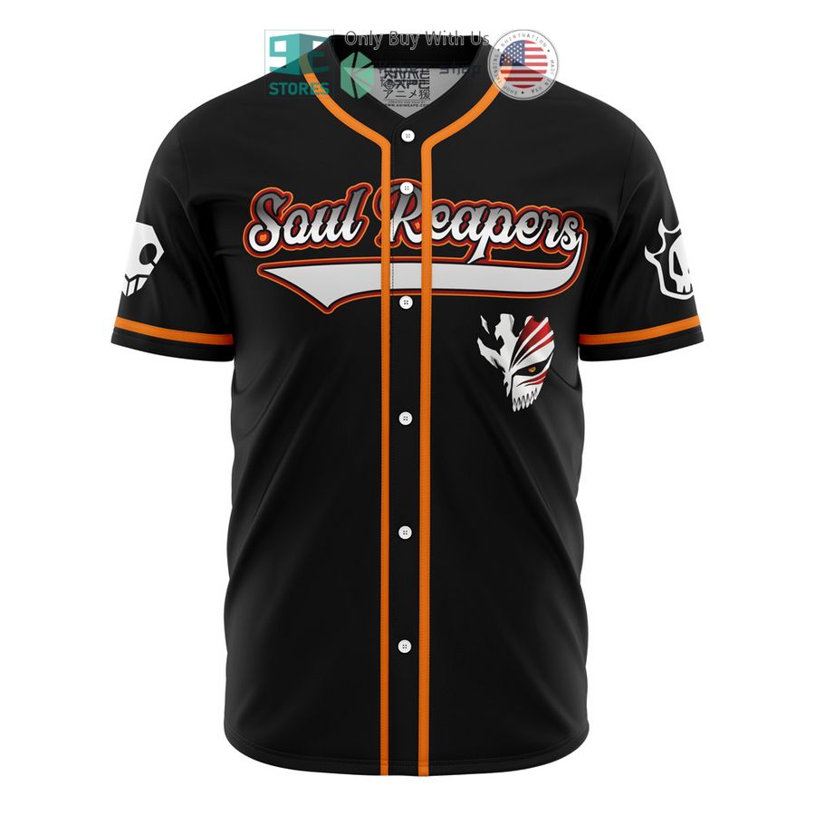 soul reaper ichigo bleach baseball jersey 2 4253